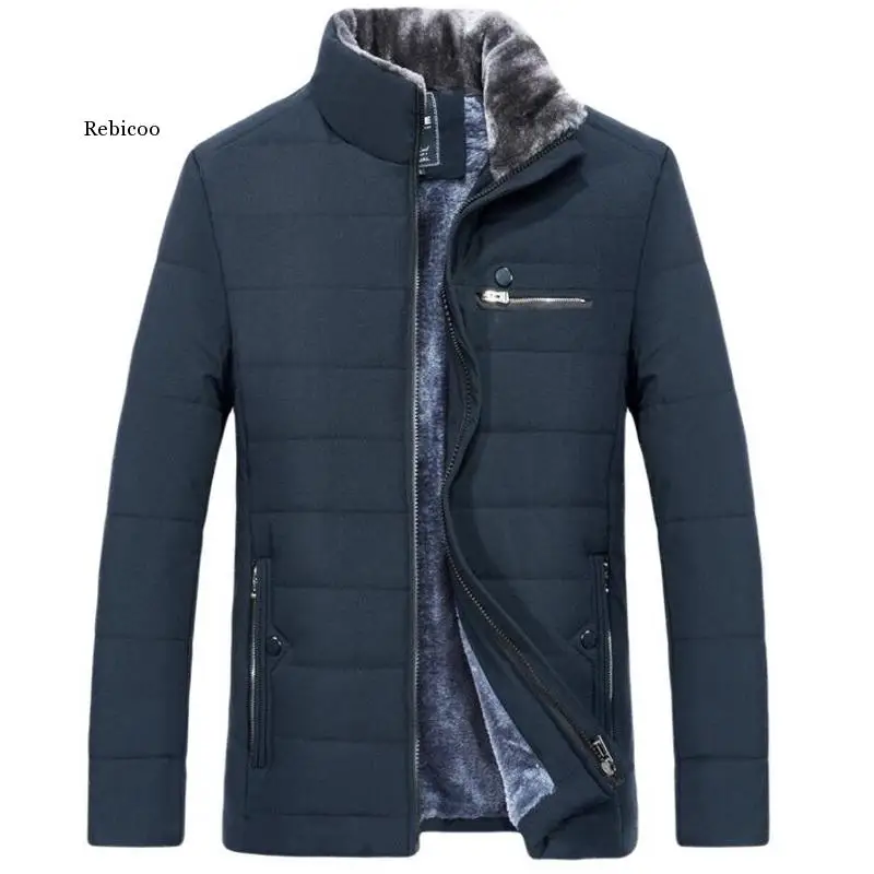 

Мужская зимняя куртка, Высококачественная ватная куртка с хлопковой подкладкой, плотная теплая верхняя одежда для мужчин