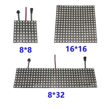 Free Shipping 8*8/16*16/8*32 WS2812B Digital Flexible LED Programmed Panel 256Pixels Screen Individually Addressable Full Color
Free Shipping 8*8/16*16/8*32 WS2812B Digital Flexible LED Programmed Panel 256Pixels Screen Individually Addressable Full Color