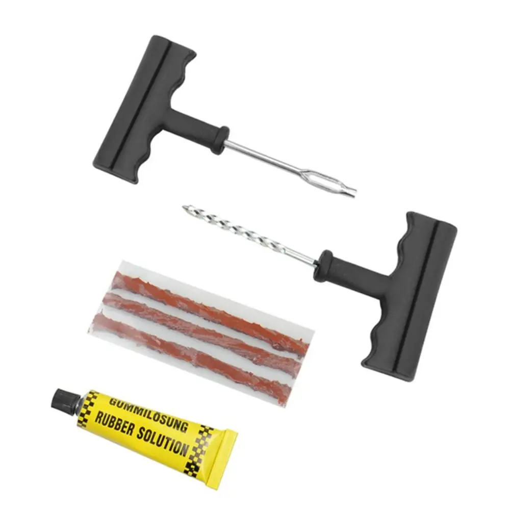 New Tyre Puncture Plug Car Accessories Rubber Stripes Car Tire Repair Tool Tire Repair Kit Studding Tool Set
New Tyre Puncture Plug Car Accessories Rubber Stripes Car Tire Repair Tool Tire Repair Kit Studding Tool Set