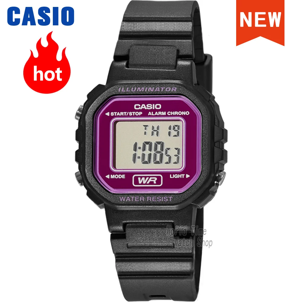 

Casio Unisex Watches Casual Transparent LED Digital Sport Watch Lover's Gift Clock Waterproof reloj para mujer LA-20WH