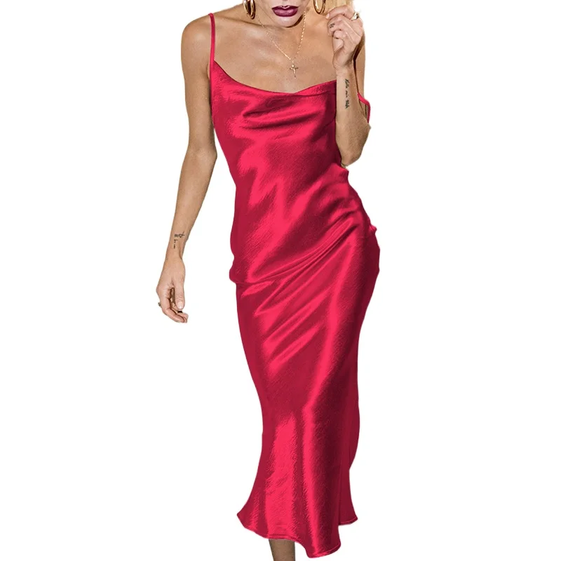 Hot New Sexy Dress With Strap Leaky Back Night Style Evening Dress Spaghetti Strap Sexy Backless Dress
Hot New Sexy Dress With Strap Leaky Back Night Style Evening Dress Spaghetti Strap Sexy Backless Dress