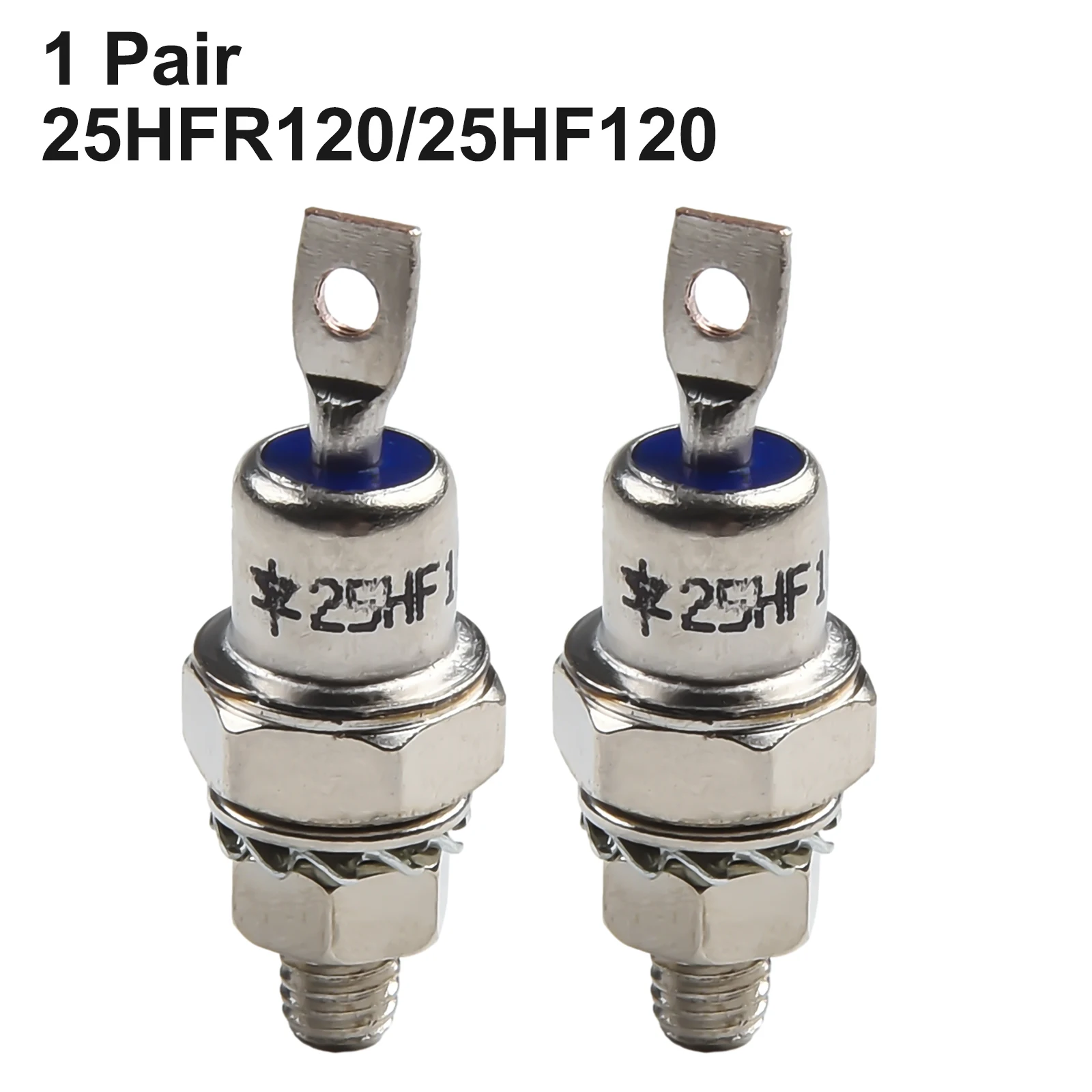 1 пара 25HFR120/25HF120 Выпрямитель Диод вперед/обратная полярность 25A для зарядки аккумулятора преобразователь сварочный аппарат управление двигателем
1 пара 25HFR120/25HF120 Выпрямитель Диод вперед/обратная полярность 25A для зарядки аккумулятора преобразователь сварочный аппарат управление двигателем