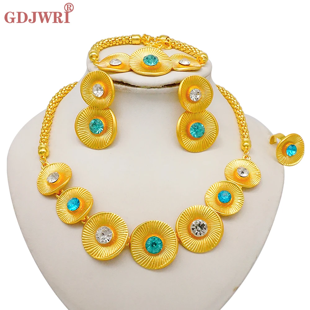 Luxury Gold Color Double Layered Necklace Jewelry Sets For Women African Water Drop Crystal Jewellery Indian Set Gifts 17 Mallzona S9991ed1a7e3b436eaf3fb0370a19450fd Luxury Gold Color Double Layered Necklace Jewelry Sets For Women African Water Drop Crystal Jewellery Indian Set Gifts Mallzona