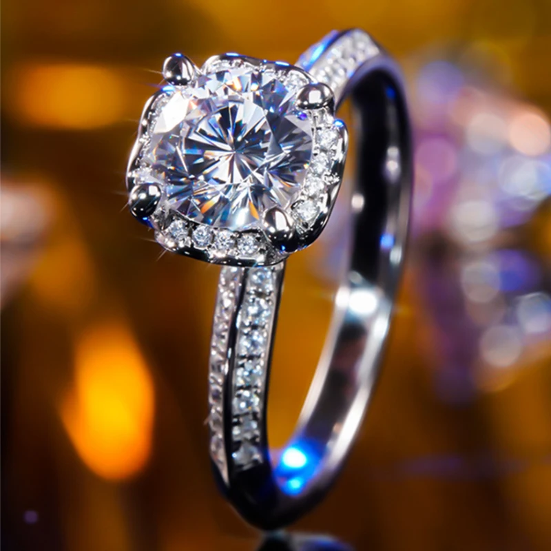 Flower Cluster Imitation Bands 925 Sterling Silver Luxury Cubic Zirconia Diamond Ring For Women Luxury Proposal Wedding Jewelry
Flower Cluster Imitation Bands 925 Sterling Silver Luxury Cubic Zirconia Diamond Ring For Women Luxury Proposal Wedding Jewelry