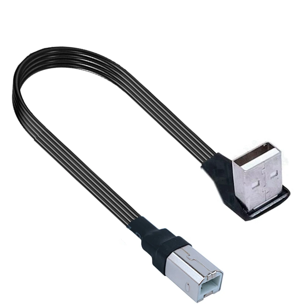 

5CM-3M Right Angled USB 2.0 A Male to straight B Male 90 degree Printer Scanner computer Cable 10CM 20CM 30CM 50CM 1M 2M