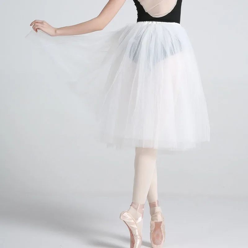 

Белые, черные 4-слойные сетчатые балетки, юбка-подъюбник для взрослых, пушистые балетные юбки, тюлевые подъюбники, Свадебная вечеринка