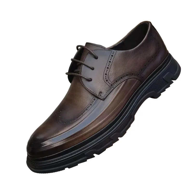 Luxury Men's Shoes Autumn New Genuine Leather Brogue Carved Trend Shoes Breathable Business Formal Leather Shoes Mens Designer
Luxury Men's Shoes Autumn New Genuine Leather Brogue Carved Trend Shoes Breathable Business Formal Leather Shoes Mens Designer