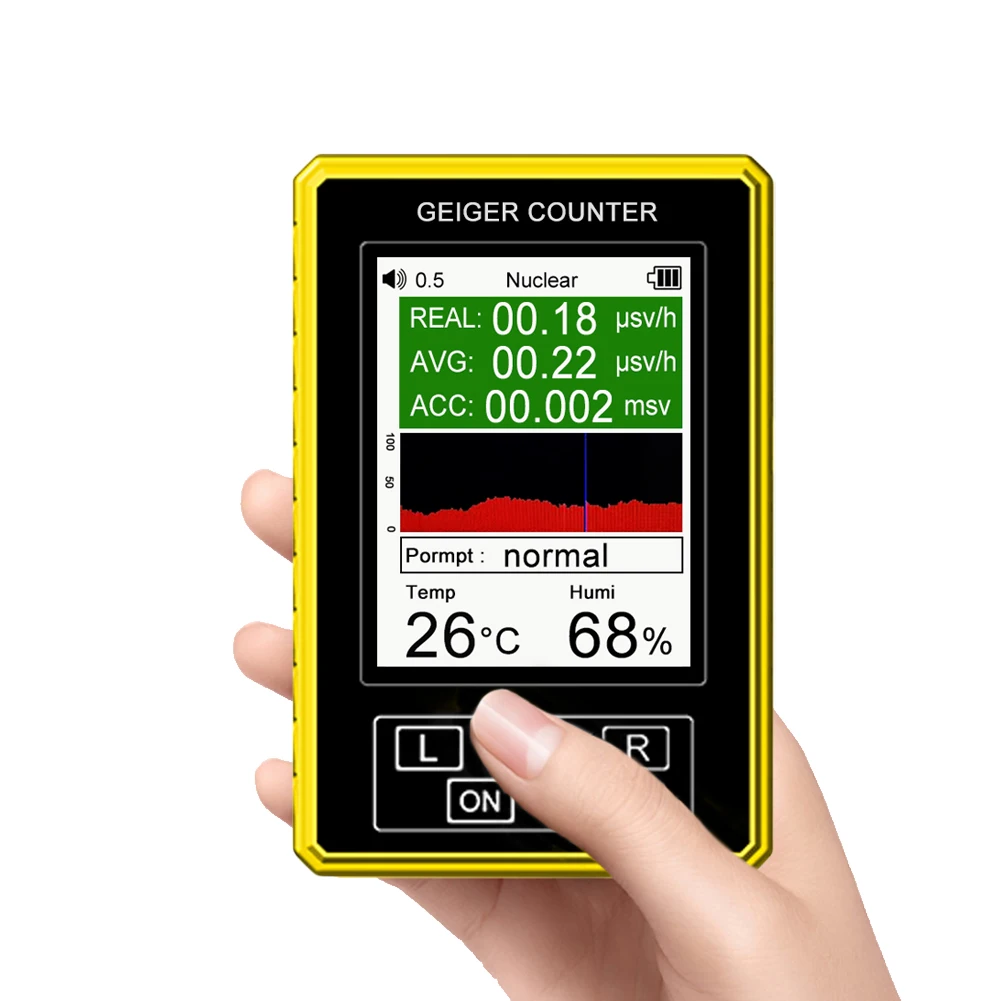 BR-9C-XR3 PRO Electromagnetic Radiation Detectors Hardware Tools Environmental Testing Radiation Protection Geiger Counter
BR-9C-XR3 PRO Electromagnetic Radiation Detectors Hardware Tools Environmental Testing Radiation Protection Geiger Counter