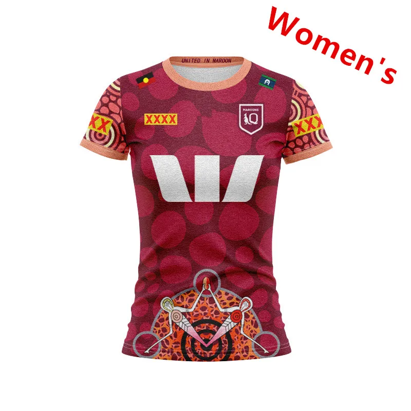 2024 QUEENSLAND MAROONS WOMENS INDIGENOUS RUGBY WOMENS JERSEY size S--3XL ( Print name and number )
2024 QUEENSLAND MAROONS WOMENS INDIGENOUS RUGBY WOMENS JERSEY size S--3XL ( Print name and number )