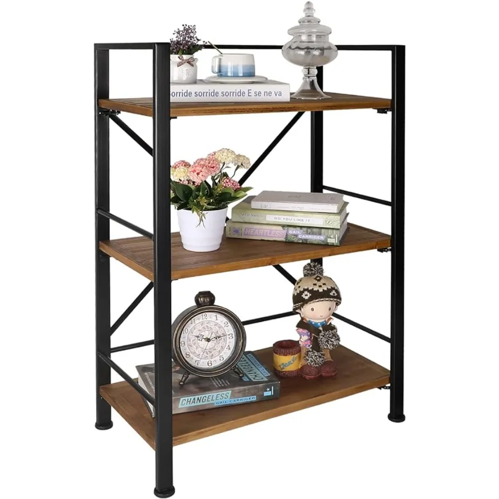 3 Tier Real Wood Bookshelf Bookcase Metal Book Shelf for Storage Living Room Furniture Home
3 Tier Real Wood Bookshelf Bookcase Metal Book Shelf for Storage Living Room Furniture Home