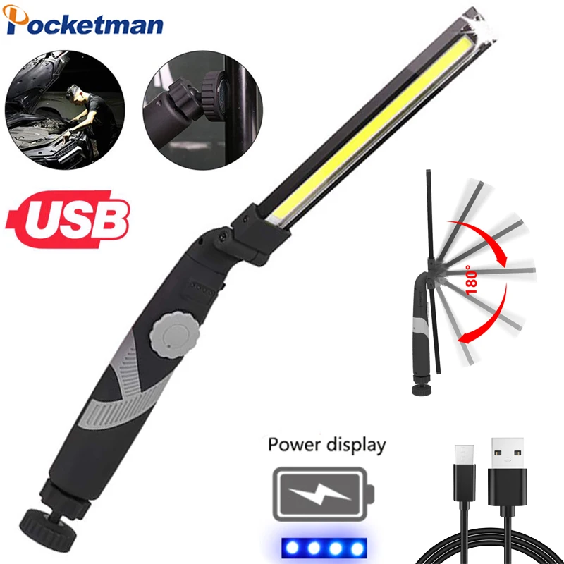 Mini Bright Light USB Rechargeable Inspection COB LED Work Lamp Portable Work Light with Rotary Switch & Swivel Magnetic Base 
Mini Bright Light USB Rechargeable Inspection COB LED Work Lamp Portable Work Light with Rotary Switch & Swivel Magnetic Base