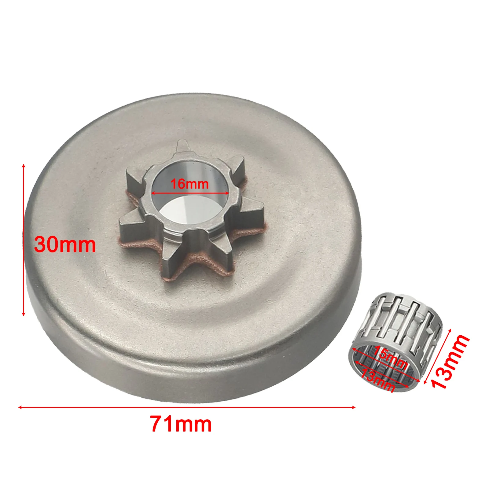 2pcs Replacement Chain Saws Clutch Sprocket With Needle Roller Worm Gear Bearing Chainsaw Clutch Garden Power Tool Part
2pcs Replacement Chain Saws Clutch Sprocket With Needle Roller Worm Gear Bearing Chainsaw Clutch Garden Power Tool Part