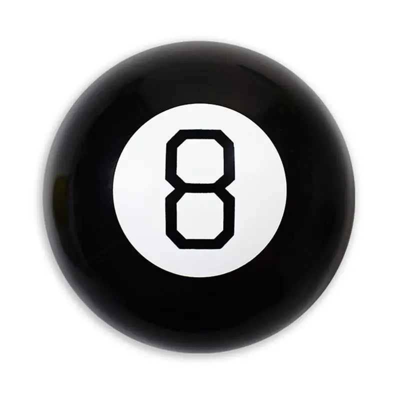 Magic Entertainment Ball Black Number 8 Novelty Prediction Ball Party Show Props Magic Decision Make Ball Toy For Weddings
Magic Entertainment Ball Black Number 8 Novelty Prediction Ball Party Show Props Magic Decision Make Ball Toy For Weddings