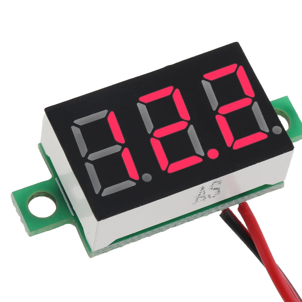 Portable 0.36 Inch DC4.5V-30V 2 Line Precision DC Digital Voltmeter Head LED Digital Voltmeter
Portable 0.36 Inch DC4.5V-30V 2 Line Precision DC Digital Voltmeter Head LED Digital Voltmeter