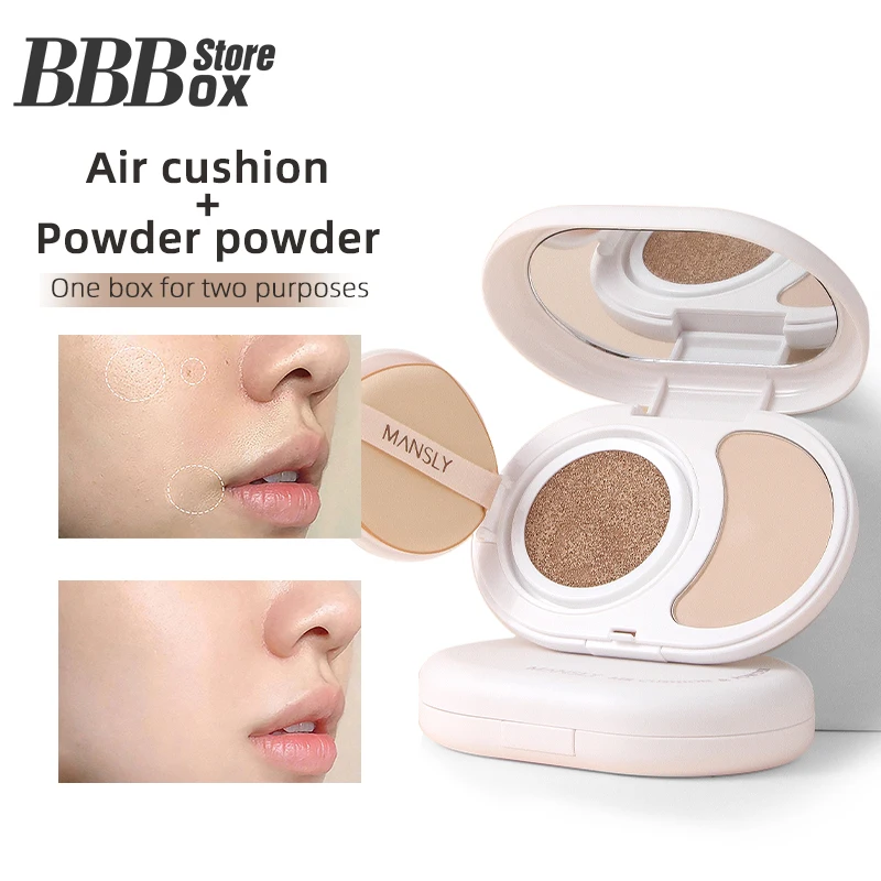 2 In 1 Air Cushion BB Face Setting Powder Cushion Compact Powder Oil-Control Matte Concealer Makeup Long Lasting Foundation
2 In 1 Air Cushion BB Face Setting Powder Cushion Compact Powder Oil-Control Matte Concealer Makeup Long Lasting Foundation