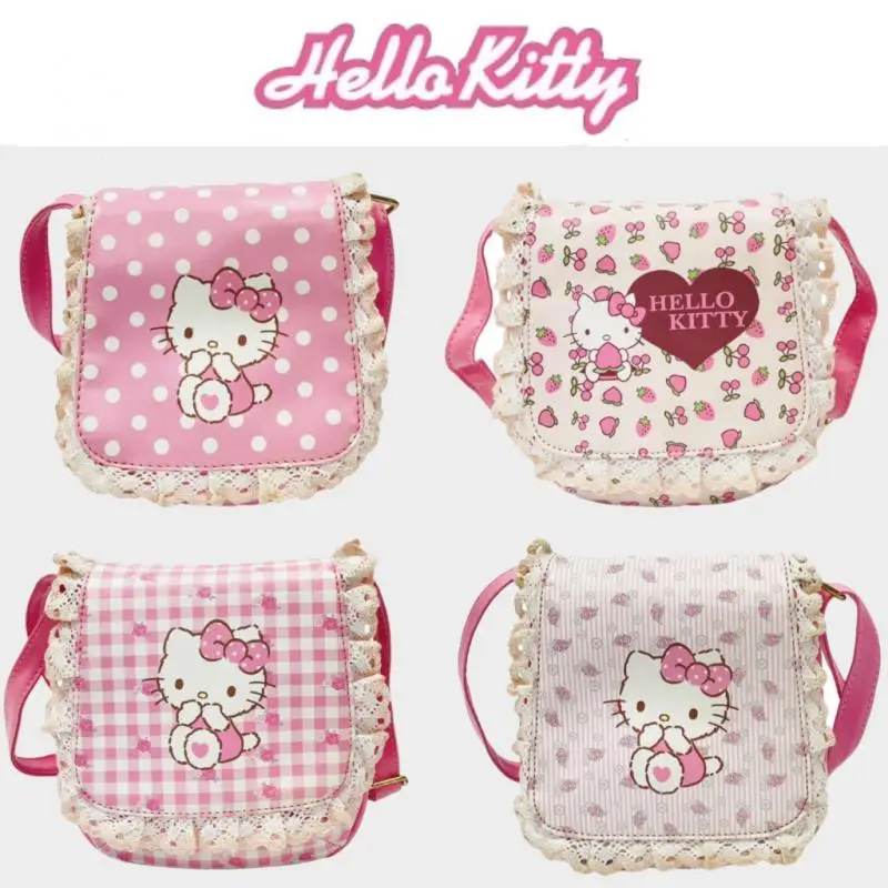 

New Kawaii Cute Hello Kitty Messenger Bag Knapsack Single Shoulder Bag Handbag Kids Bag Cute Girl Christmas Gift For Children