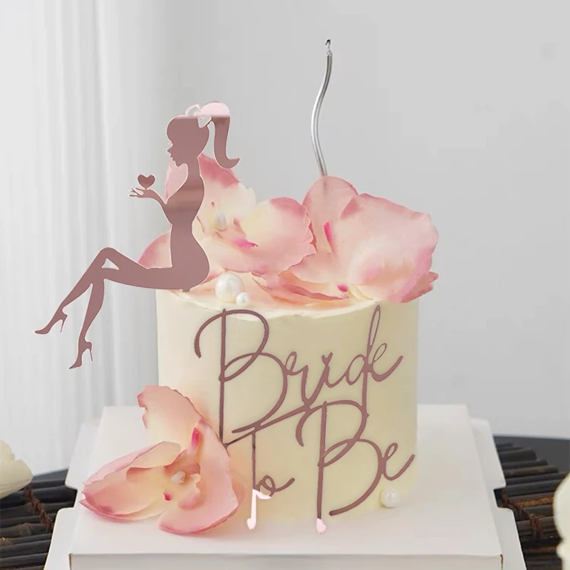 Bride To Be Cake Topper Gold Silver Acrylic Girl Cake Topper Bridal Shower Wedding Bachelor Party Dessert Baking Cake Decoration
Bride To Be Cake Topper Gold Silver Acrylic Girl Cake Topper Bridal Shower Wedding Bachelor Party Dessert Baking Cake Decoration