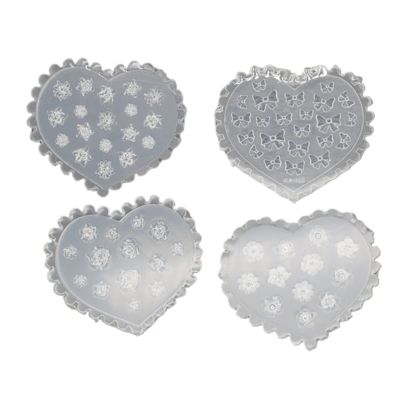 Bowknot Rose Flower Silicone Mold Nail Art Carving Mold Suitable for Diy Nail Art Decoration Supplies Nail Template Tool K3ND
Bowknot Rose Flower Silicone Mold Nail Art Carving Mold Suitable for Diy Nail Art Decoration Supplies Nail Template Tool K3ND
