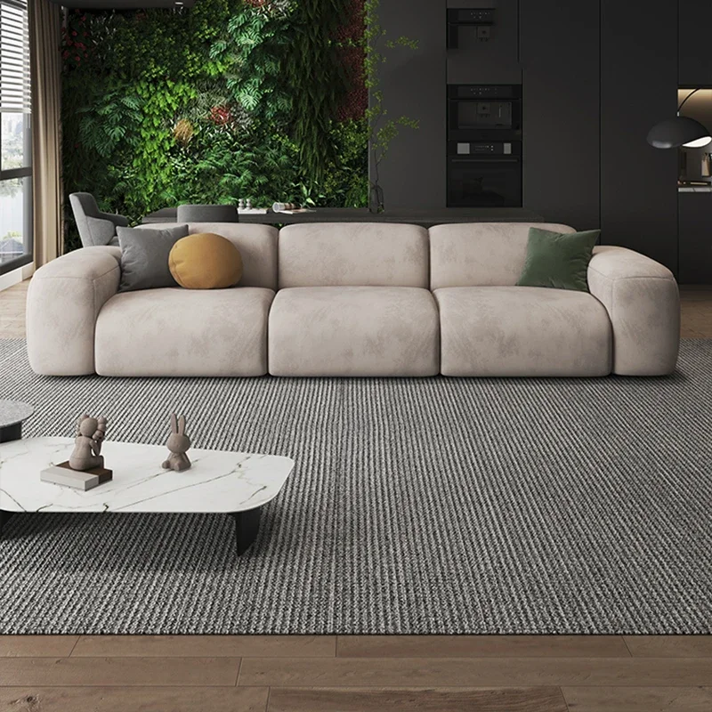 

Nordic Italian Sofa Pillows Xxl 3 Seater Modular Straight Luxury Designer Large Living Room Sofas De Salon Home Furniture