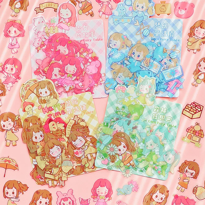 24 pack/lot Kawaii Girl Stickers Cute Decorative Stationery Sticker Scrapbooking DIY Diary Wholesale Stick Label
24 pack/lot Kawaii Girl Stickers Cute Decorative Stationery Sticker Scrapbooking DIY Diary Wholesale Stick Label