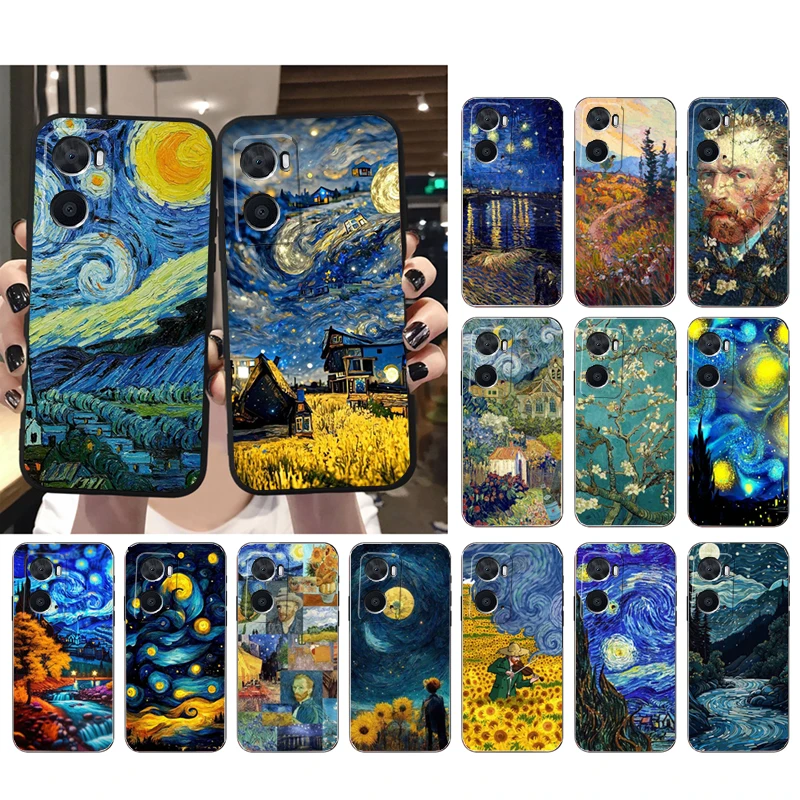 

Van Gogh Starry Night Phone Case for OPPO A77 A57S A96 A91 A54 A74 A94 A73 A53 A53S A54S A15 A16 A17 A52 A72 A92