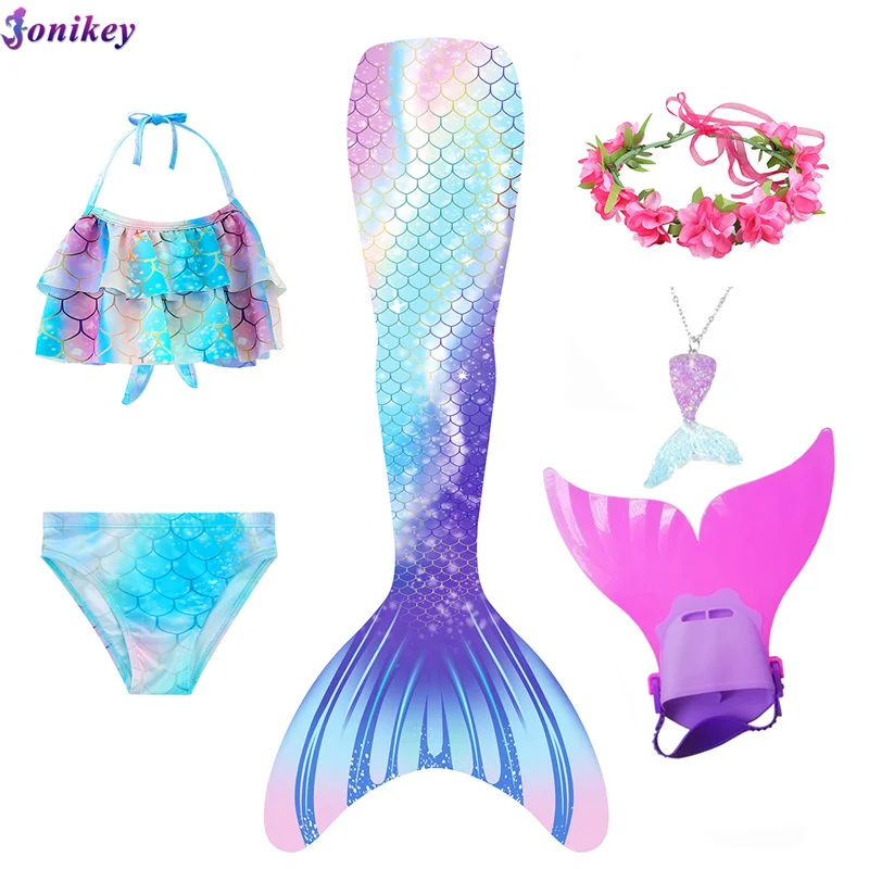 Girls Swimming Mermaid Tail Kids Mermaid Costume Cosplay Children Swimsuit Fantasy Beach Bikini Can Add Monofin Halloween Dress
Girls Swimming Mermaid Tail Kids Mermaid Costume Cosplay Children Swimsuit Fantasy Beach Bikini Can Add Monofin Halloween Dress