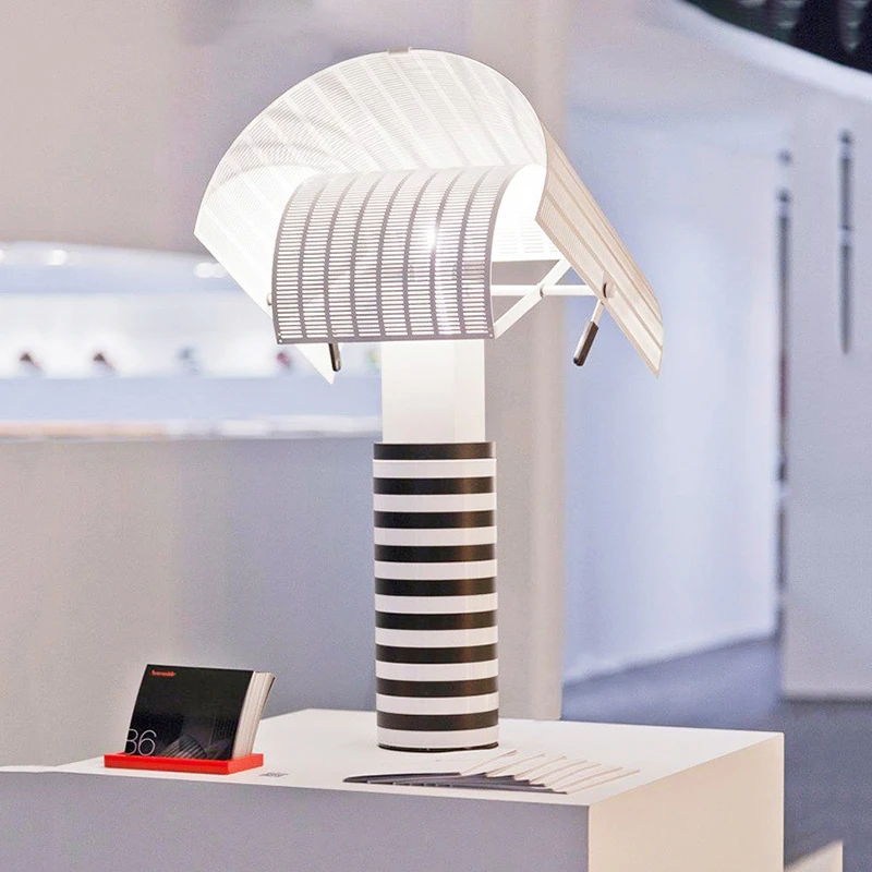 Designer Shogun Table Lamp Modern Stripe Grid Desk Light Bedroom Living Room Exhibition Hotel LED Art White Black Table Lamps
Designer Shogun Table Lamp Modern Stripe Grid Desk Light Bedroom Living Room Exhibition Hotel LED Art White Black Table Lamps