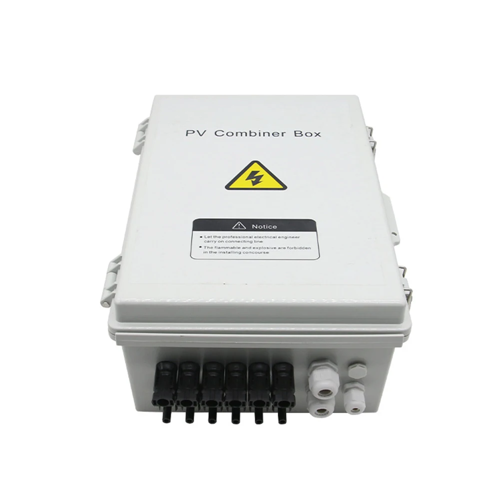 Solar Panel PV Combiner Box For Solar System Kit IP65 Waterproof 6-String Circuit Breaker Discharge Protection
Solar Panel PV Combiner Box For Solar System Kit IP65 Waterproof 6-String Circuit Breaker Discharge Protection