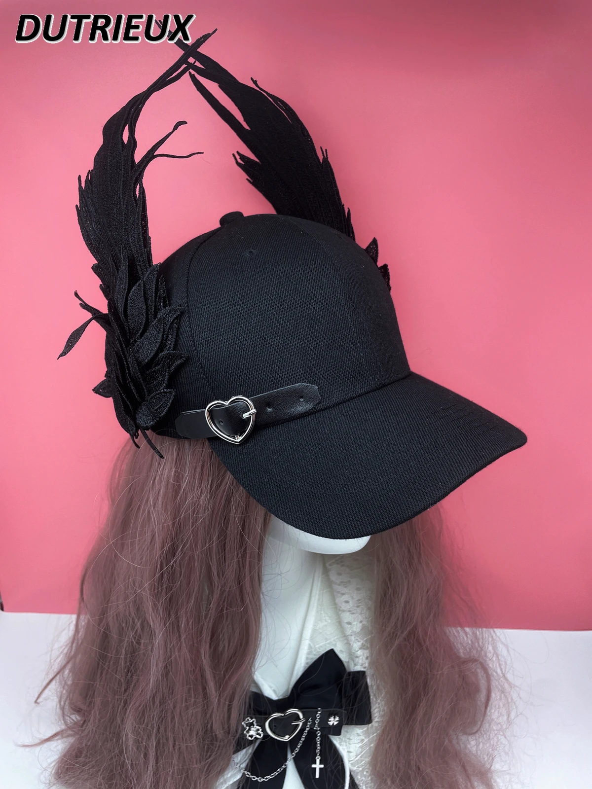 Ladies Hats Sweet Cool Style Black Baseball Cap 2023 New Sunshade High Street Style Cool Peaked Cap Summer Hats for Women
Ladies Hats Sweet Cool Style Black Baseball Cap 2023 New Sunshade High Street Style Cool Peaked Cap Summer Hats for Women