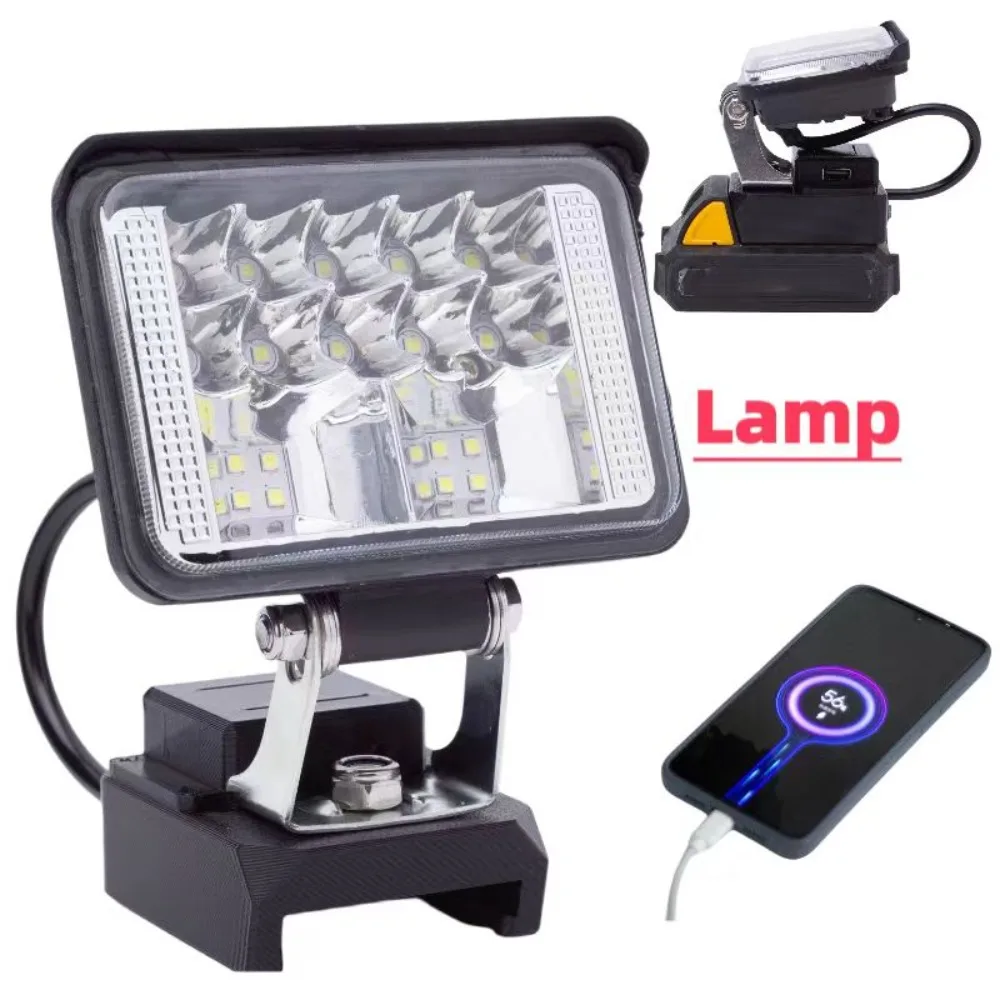 

Portable Lighting LED Work Rechargeable Light Camping Fishing Lanterne 1 Head-w/USB 캠핑 랜턴 For Deko 20v
