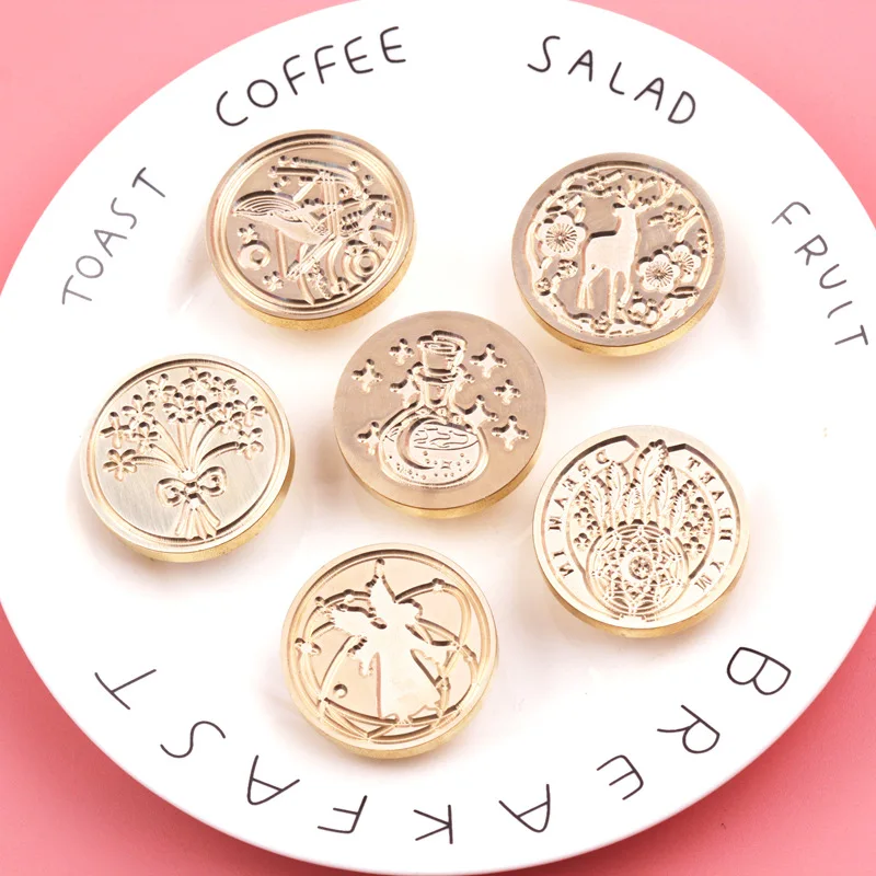 Wedding Greeting Card Sealing Decorative Wax Seal Fire Lacquer Seal Head Without Handle Imprint Pattern Copper Seal 35MM Large
Wedding Greeting Card Sealing Decorative Wax Seal Fire Lacquer Seal Head Without Handle Imprint Pattern Copper Seal 35MM Large