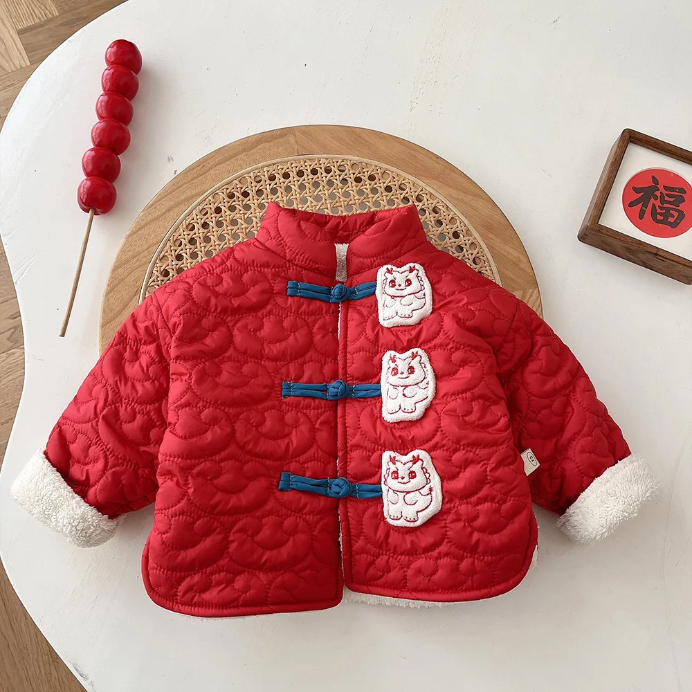 Chinese New Year Girl Winter Jacket Fleece Thicken Warm Children Clothing Christmas Snow Baby Boy Outerwear Coats High Quality
Chinese New Year Girl Winter Jacket Fleece Thicken Warm Children Clothing Christmas Snow Baby Boy Outerwear Coats High Quality