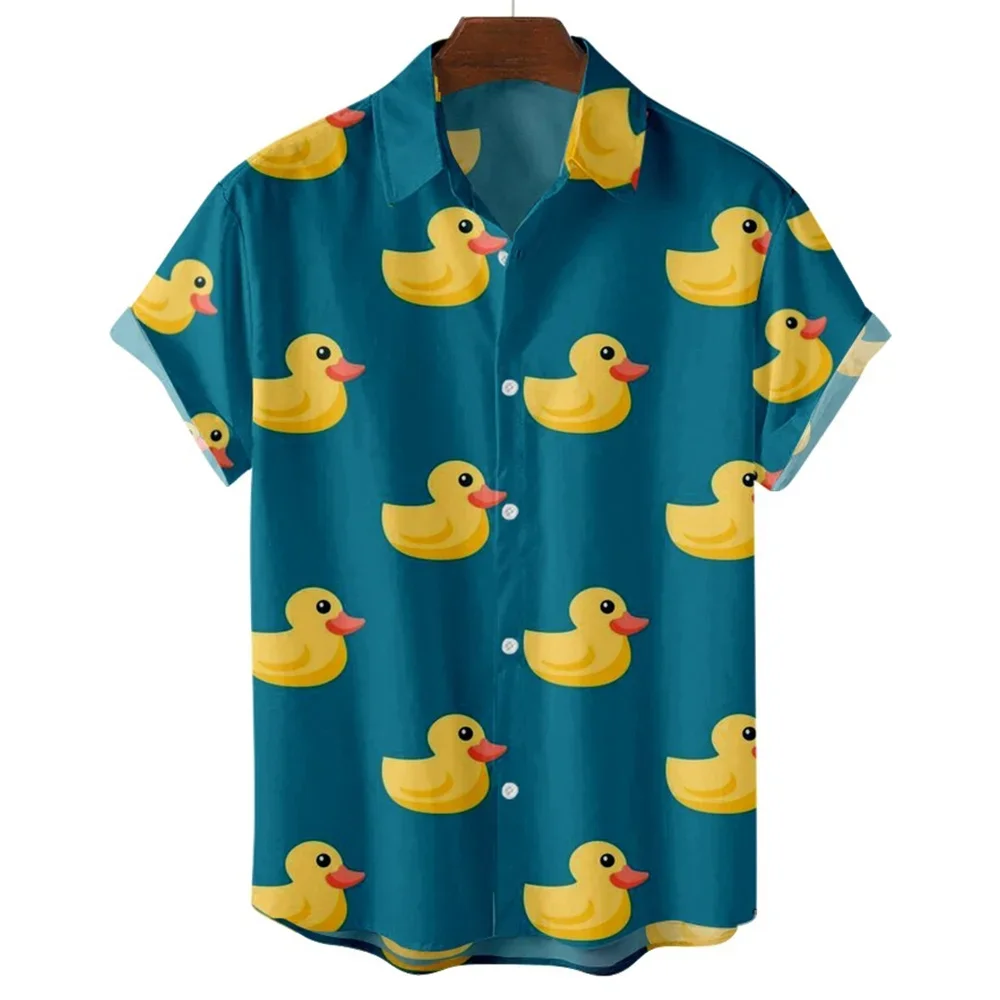Duck 3d Print Summer Beach Shirt Men Floral Fashion Hawaiian Casual Short Sleeve Single-Breasted Imported Clothing Streetwear
Duck 3d Print Summer Beach Shirt Men Floral Fashion Hawaiian Casual Short Sleeve Single-Breasted Imported Clothing Streetwear