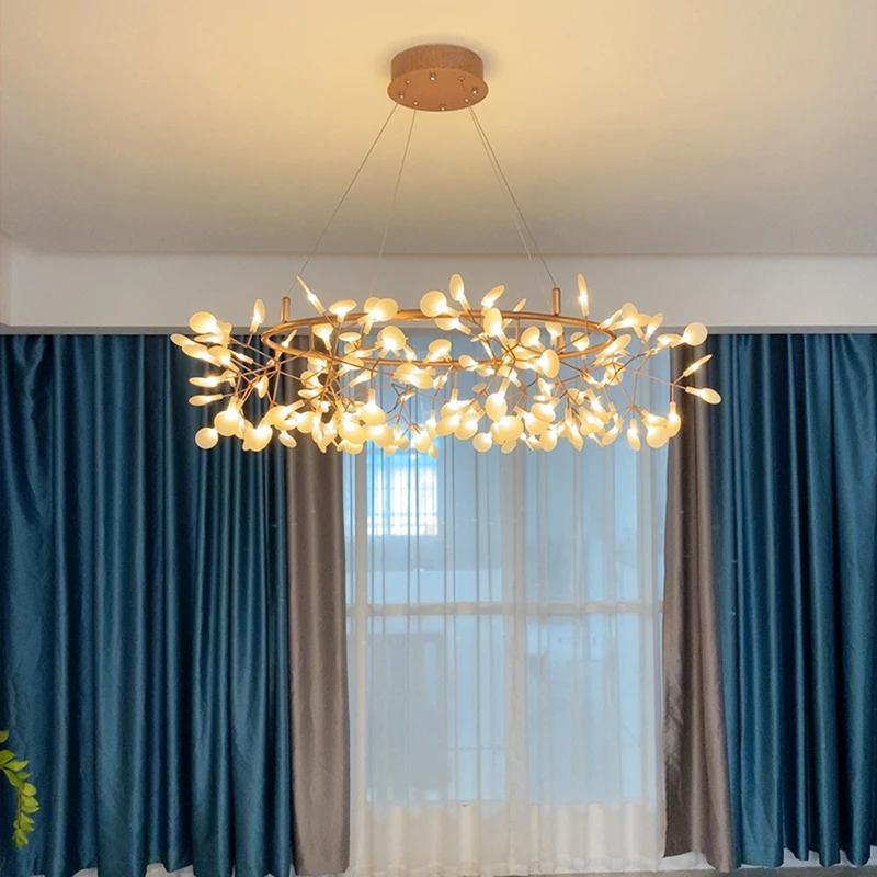 Firefly Living Room Pendant Light Art Hanging Nordic Modern Kitchen Dining Room Lamp Rose Gold/Black/Champagne Gold Round Indoor
Firefly Living Room Pendant Light Art Hanging Nordic Modern Kitchen Dining Room Lamp Rose Gold/Black/Champagne Gold Round Indoor