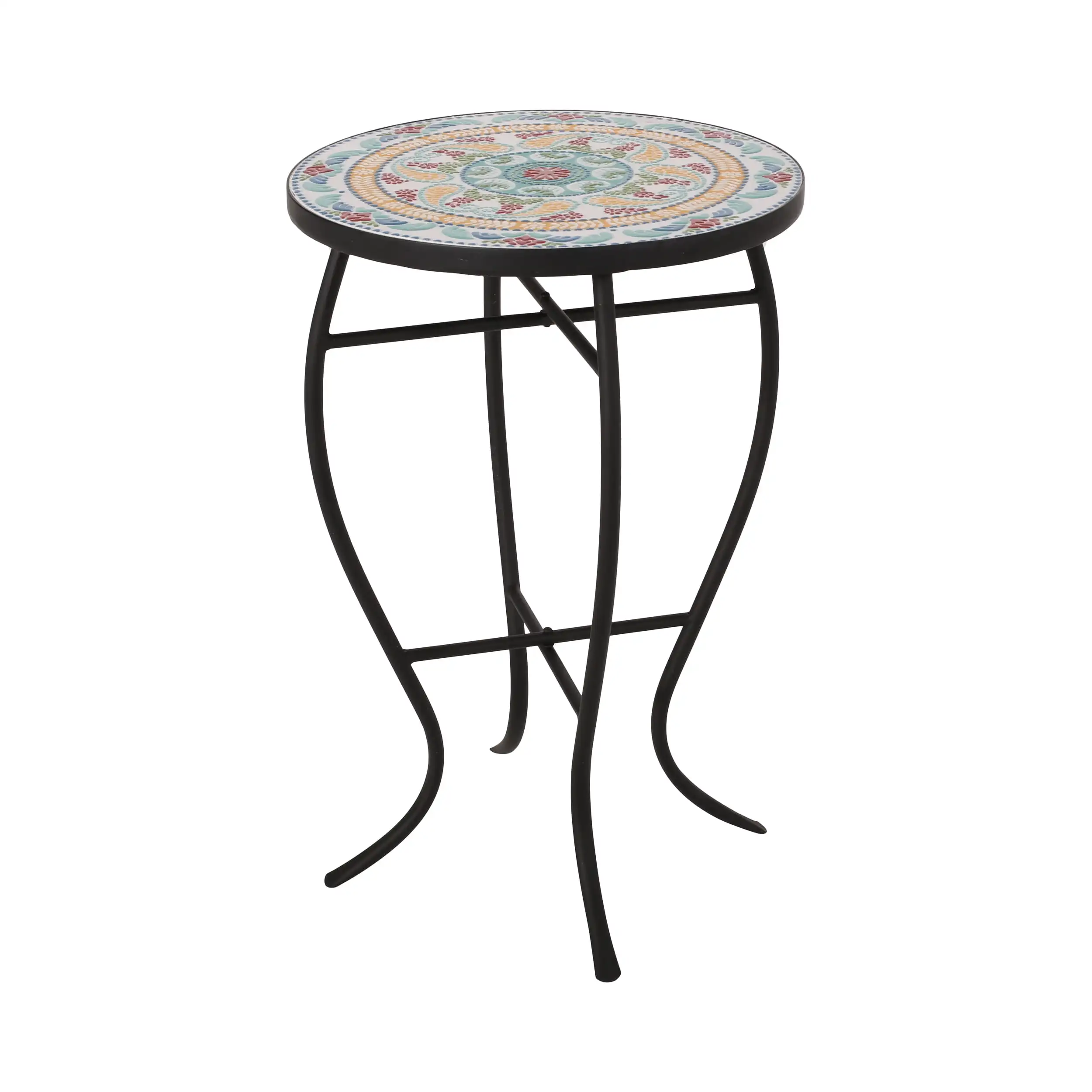 Luxurious refined fashionable and elegant Sadie Outdoor Metal Side Table Black Yellow and Red
Luxurious refined fashionable and elegant Sadie Outdoor Metal Side Table Black Yellow and Red