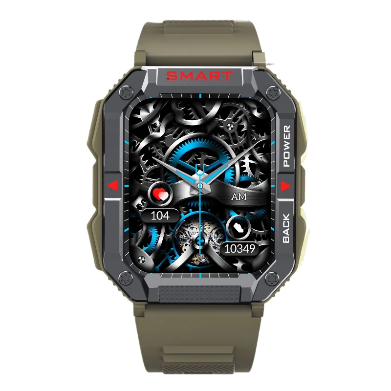 Outdoor Wind Three-Proof Yk01 Smart Watch Smartwatch Bluetooth Call Large Screen Waterproof Heart Rate Sports Bracelet
Outdoor Wind Three-Proof Yk01 Smart Watch Smartwatch Bluetooth Call Large Screen Waterproof Heart Rate Sports Bracelet