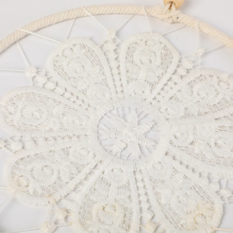 Beaded Indian Dreamcatcher - Handmade Woven Wall Pendant 8 S99af77bcb95d4118a9518f8b09ea18adu