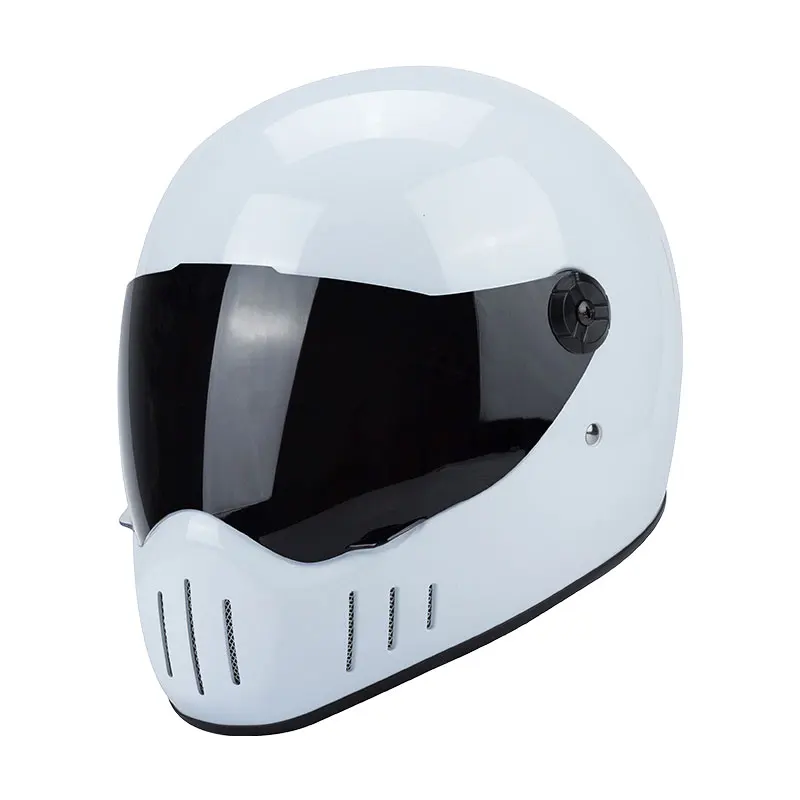 

2024 Vintage Design TT&CO Full Face Helmet With Smoked Visor Motorbike Helmets Motorcycle Racing Helmets DOT ECE Approved Casque