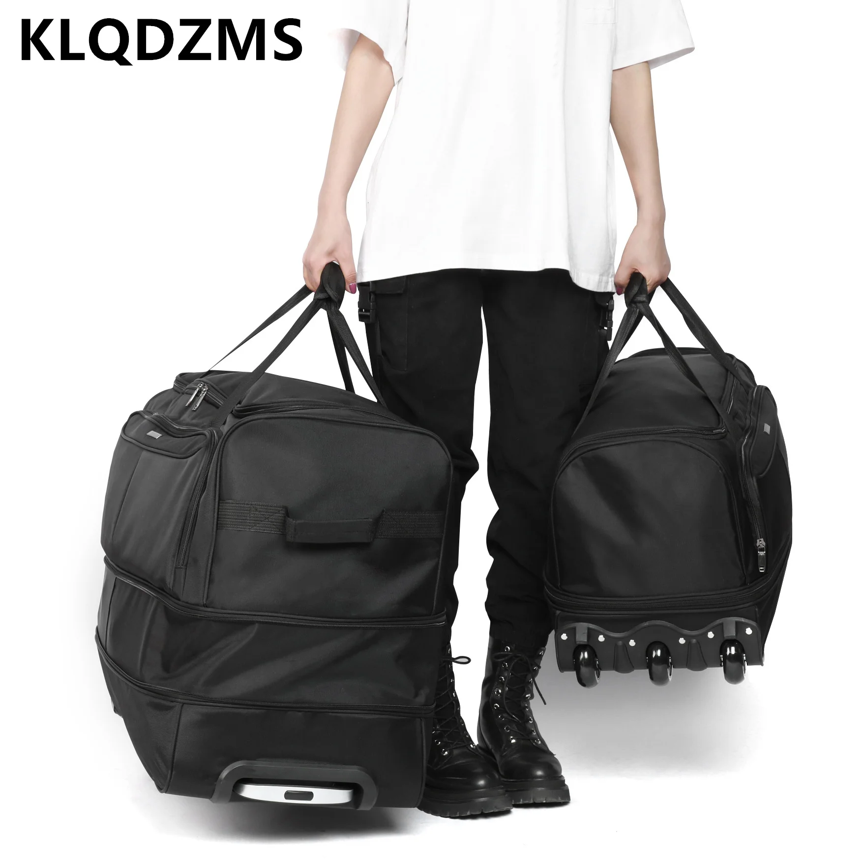 KLQDZMS 28'' 32'' Inch Oxford Cloth Large Capacity Universal Luggage for Long-distance Travel Foldable Fashion Pull Rod Luggage 
KLQDZMS 28'' 32'' Inch Oxford Cloth Large Capacity Universal Luggage for Long-distance Travel Foldable Fashion Pull Rod Luggage