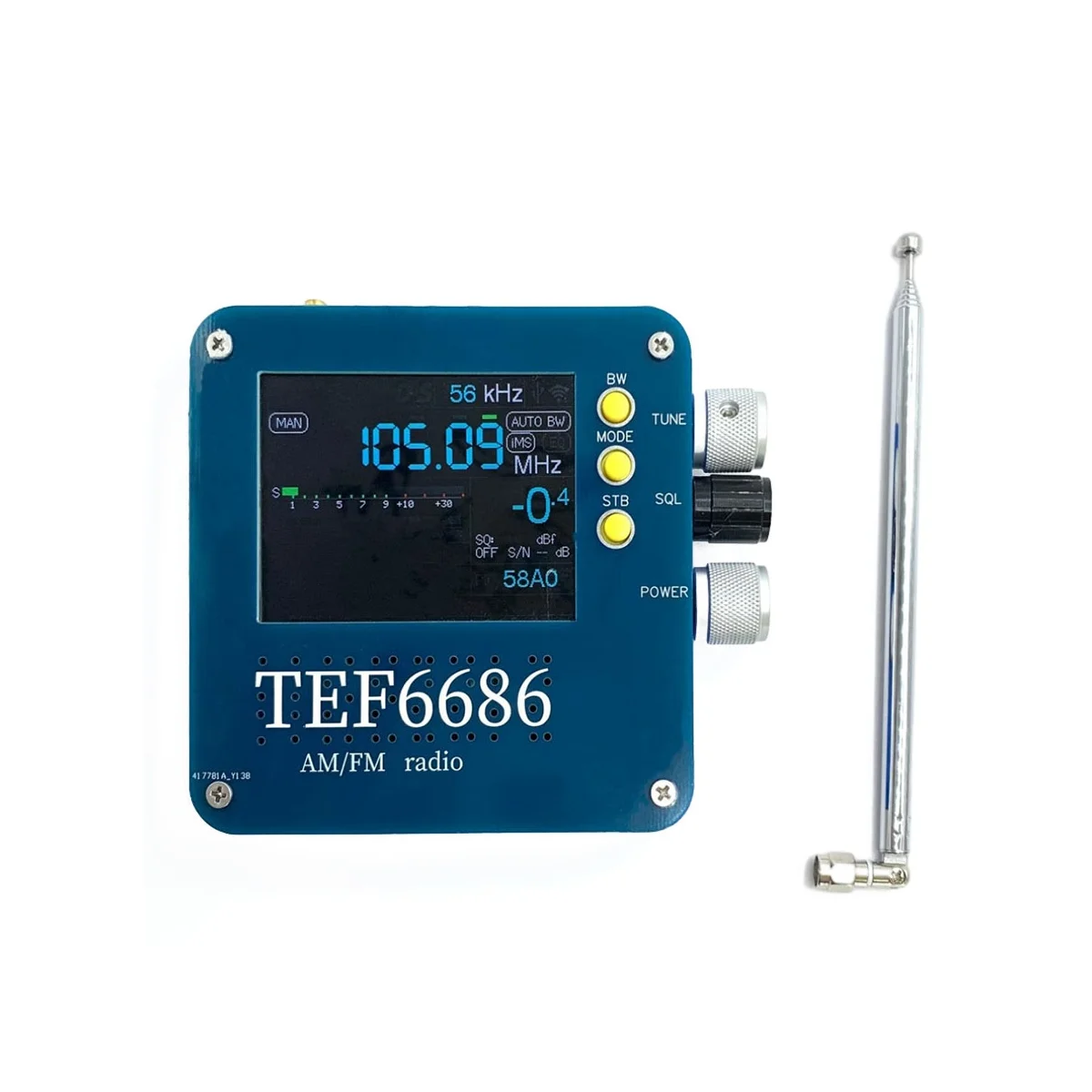 1Set Full Band TEF6686 Receiver Full FM/AM/Short Wave HF/LW Radio Receiver with Telescoping Antenna
1Set Full Band TEF6686 Receiver Full FM/AM/Short Wave HF/LW Radio Receiver with Telescoping Antenna