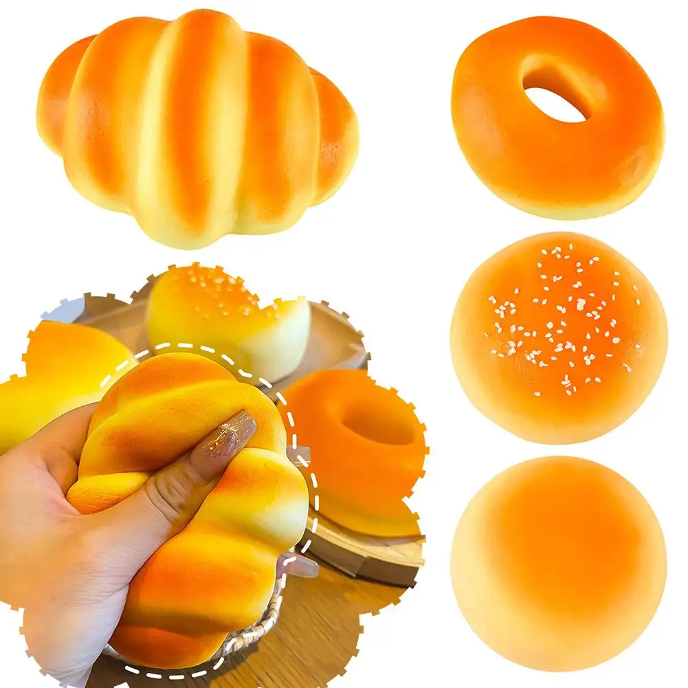 

Slow Rebound Bread Squeeze Decompression Toy Soft Pinch Children Vent Relief Toys Squeeze Toys Artifact Stress Adult Hand D5V5