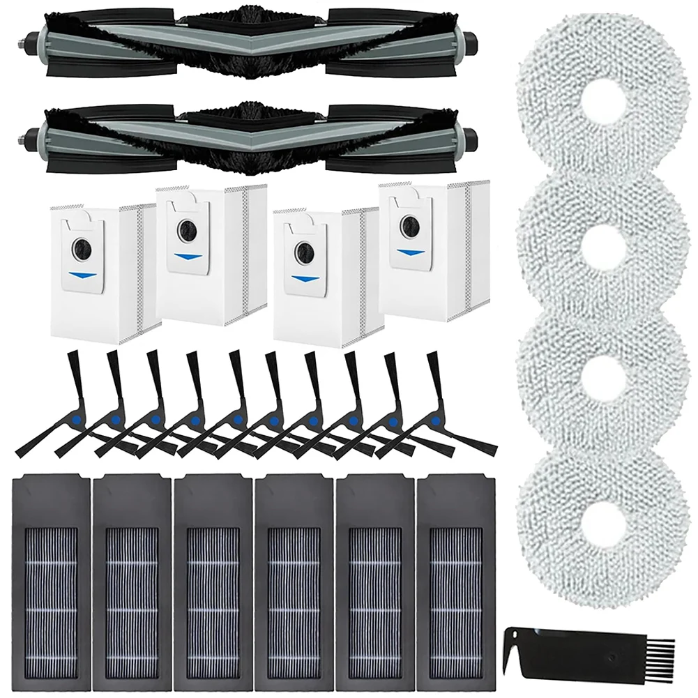 Sweeper Parts For X2 Omni/X2/X2 Pro/DEX86 Robot Vacuum Cleaner Apre Roller Side Brush Filters Mop Pads Dust Bags Cutter Kit
Sweeper Parts For X2 Omni/X2/X2 Pro/DEX86 Robot Vacuum Cleaner Apre Roller Side Brush Filters Mop Pads Dust Bags Cutter Kit