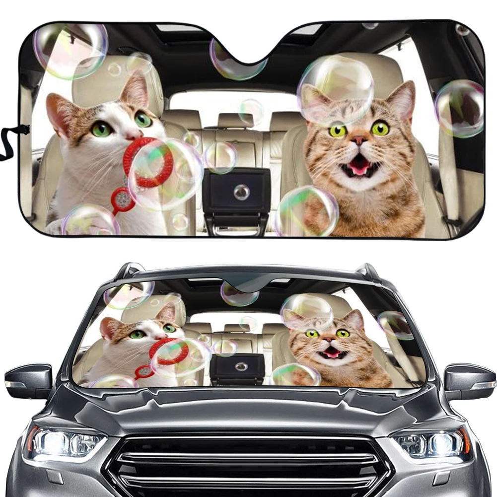 Sun Shade UV Sun Gloss Sunshade 3D Cat Printed Sunshade Windshield Foldable Men's Car Sunshade Windshield Protection Fits Most
Sun Shade UV Sun Gloss Sunshade 3D Cat Printed Sunshade Windshield Foldable Men's Car Sunshade Windshield Protection Fits Most