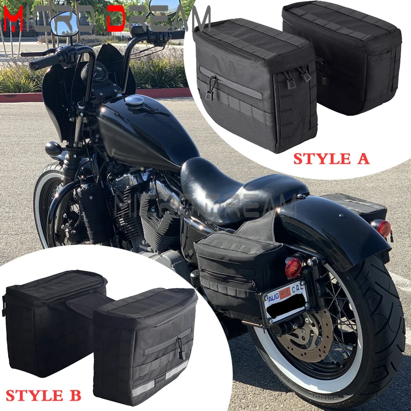 Motorcycle Saddle Storage Bags 1680 Denier Ballistic Nylon Black For Harley Dyna Sportster Softail Side Tool Luggage Saddlebags
Motorcycle Saddle Storage Bags 1680 Denier Ballistic Nylon Black For Harley Dyna Sportster Softail Side Tool Luggage Saddlebags