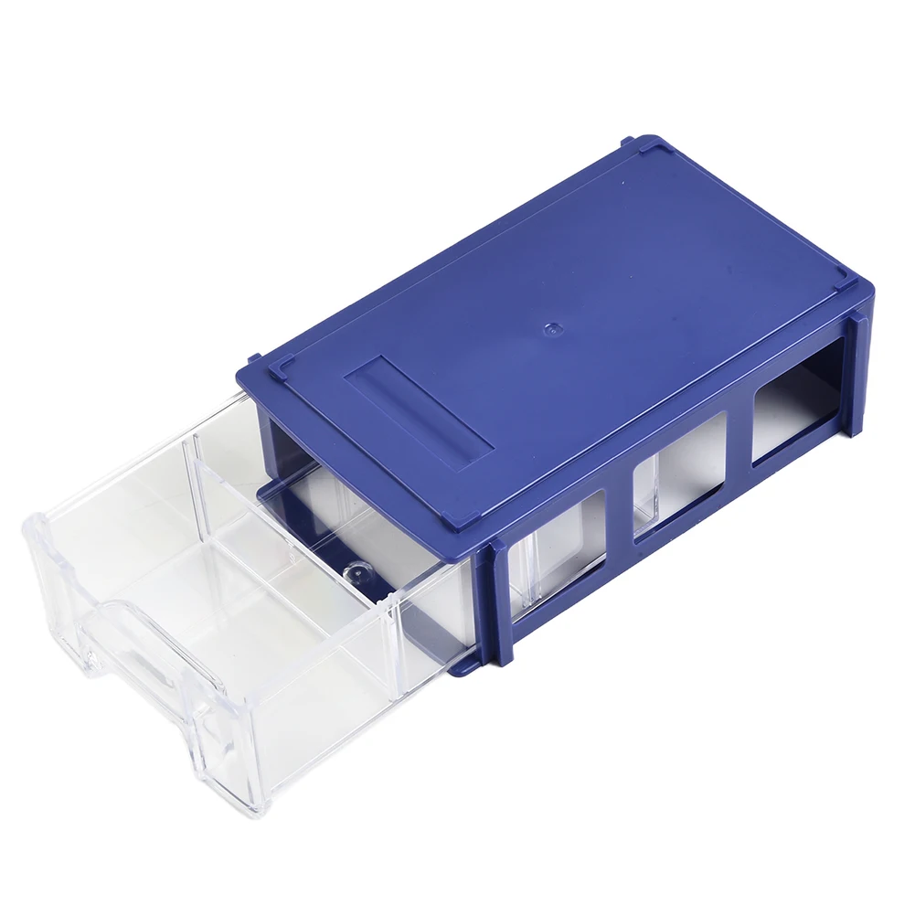 

1PC 140x90x40mm Tool Box Plastic Organizing Boxes Stackable Plastic Hardware Parts Storage Boxes Component Screws Toolbox