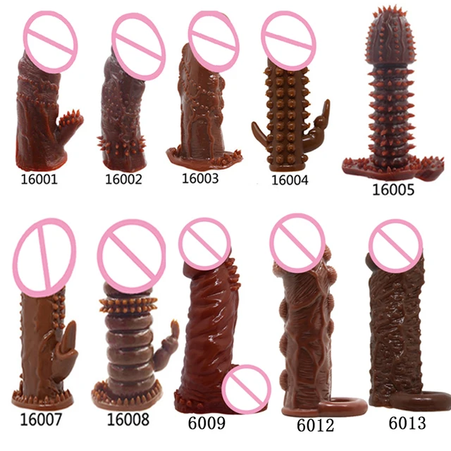 Jouets sexuels réutilisables pour hommes, 11 styles, manchon d'extension de pénis épais, Maastricht l'éjaculation, double pénétration, produits pour adultes 1