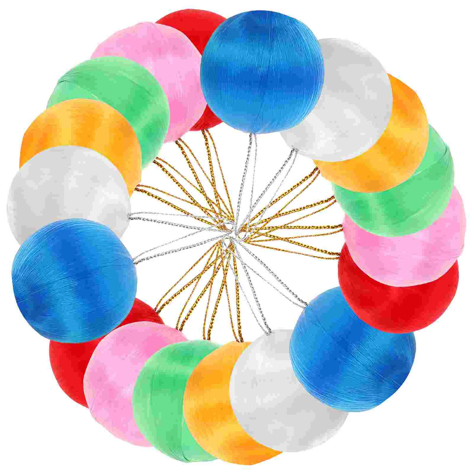 4cm Silk Thread Balls Christmas Pendant Colorful Christmas Snowball Hanging Pendant Christmas Tree Hanging Balls (Random)
4cm Silk Thread Balls Christmas Pendant Colorful Christmas Snowball Hanging Pendant Christmas Tree Hanging Balls (Random)