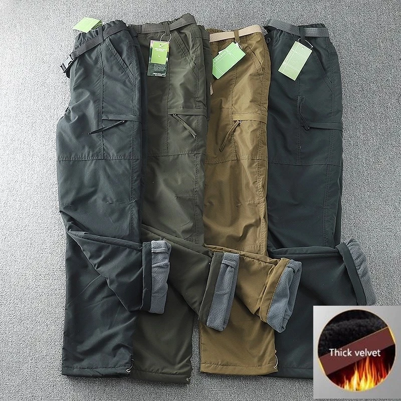 Plush Soft Shell Pants Germany Windproof Waterproof Outdoor Multi Bag Cargo Pants Men's Straight Camping Hunting Forest Trousers
Plush Soft Shell Pants Germany Windproof Waterproof Outdoor Multi Bag Cargo Pants Men's Straight Camping Hunting Forest Trousers