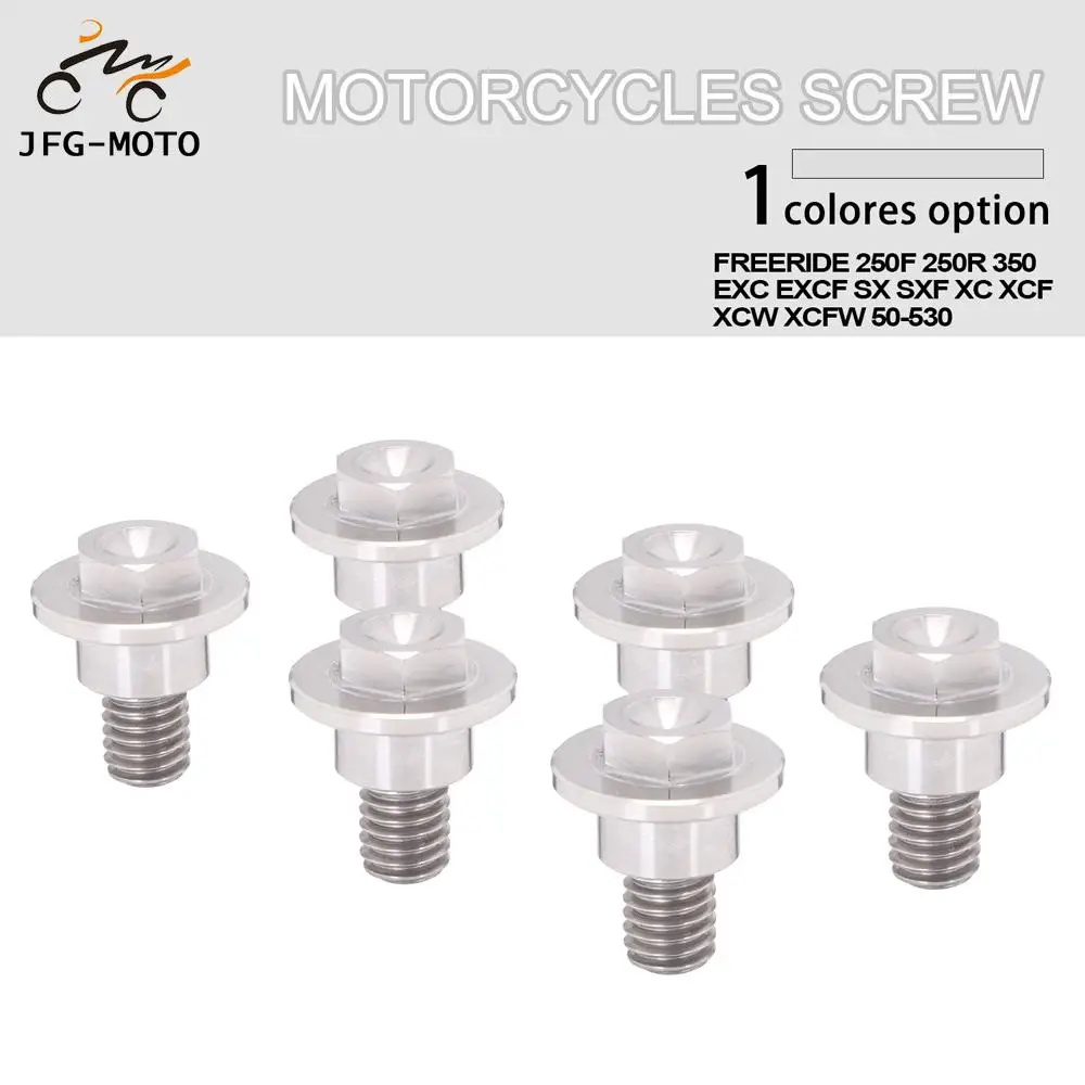 

For KTM XCF XCW XCFW EXC EXCF SX SXF XC 50-530 250F 250R 350 125 150 250 350 450 500 530 Motorcycle Front Fork Guard Bolts Screw