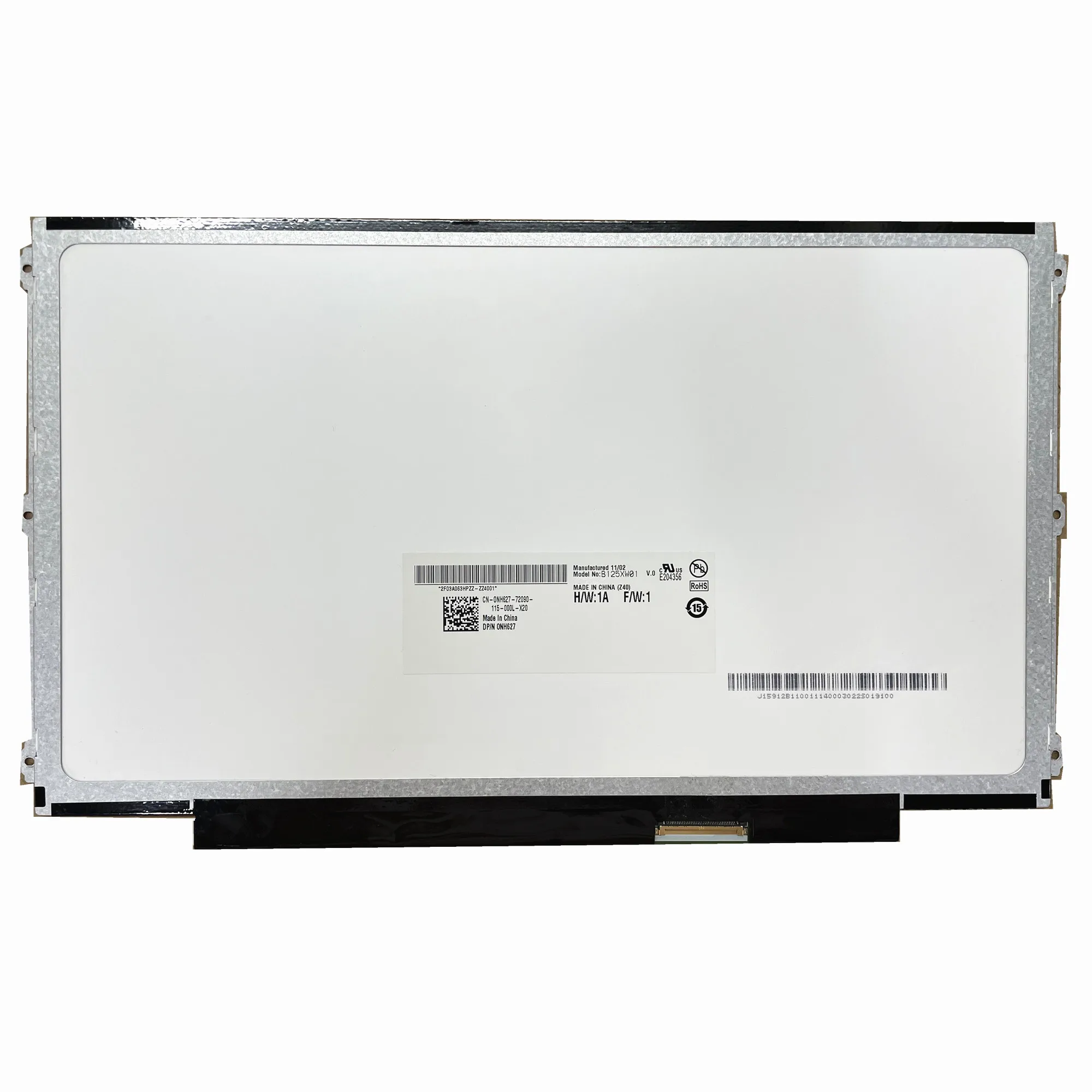 ЖК-экран для ноутбука B125XW01 V.0 fit LTN125AT01, диагональ 12,5 дюйма, размер 1366*768, LVDS, 40 контактов
ЖК-экран для ноутбука B125XW01 V.0 fit LTN125AT01, диагональ 12,5 дюйма, размер 1366*768, LVDS, 40 контактов